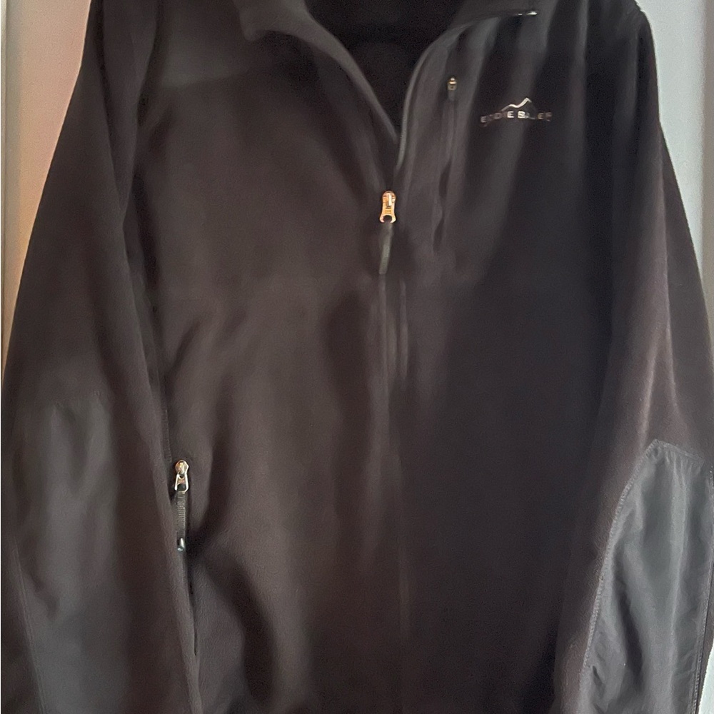 Eddie Bauer Black Performance Jacket with High Collar